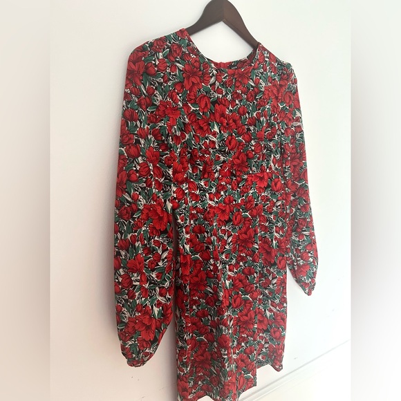 Heirloom Garden Bloom | Vintage-Inspired Floral Mini Dress or Tunic | Size S - Picture 3 of 5